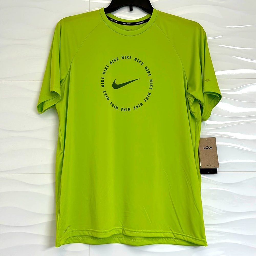 New With Tags! Nike Swim Dri-Fit UPF 40+ Short Sleeve Top